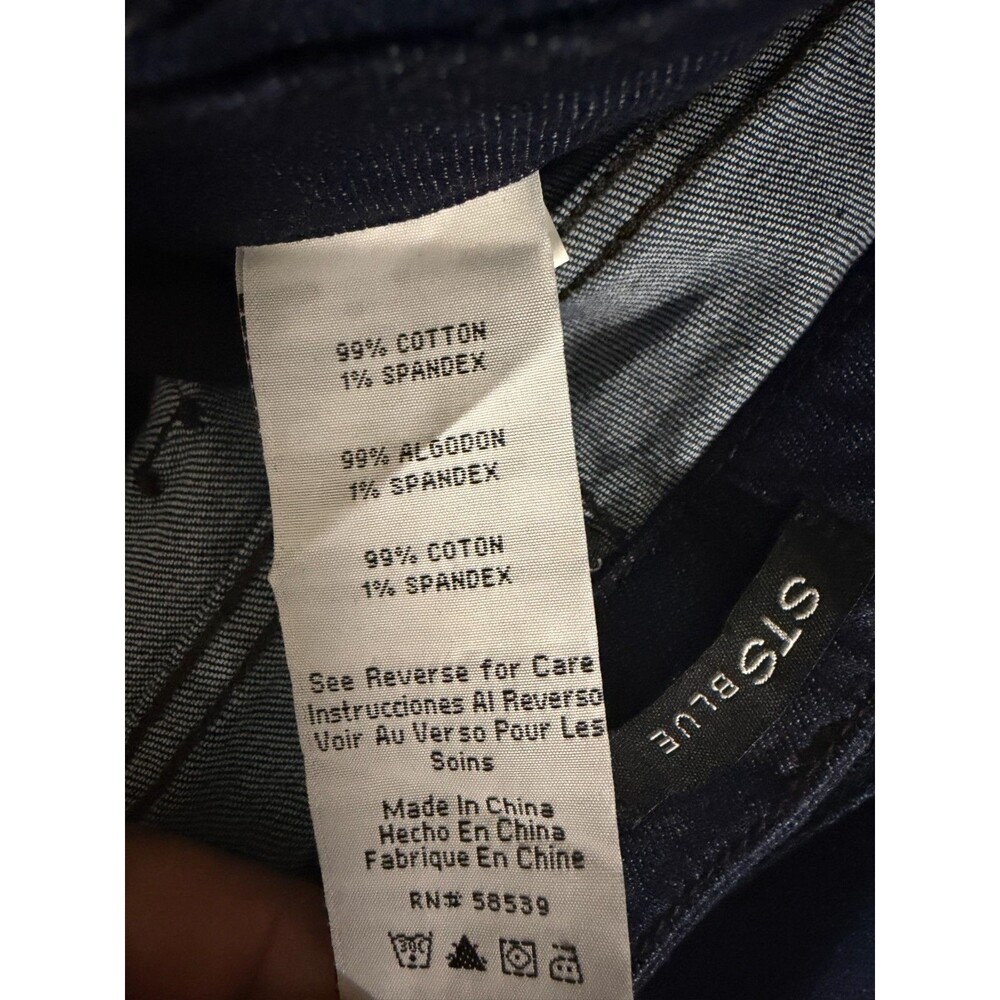 STS Blue Women's Bootcut Stretch Jeans Dark Wash Size 27 Mid Rise NWT - Picture 11 of 12